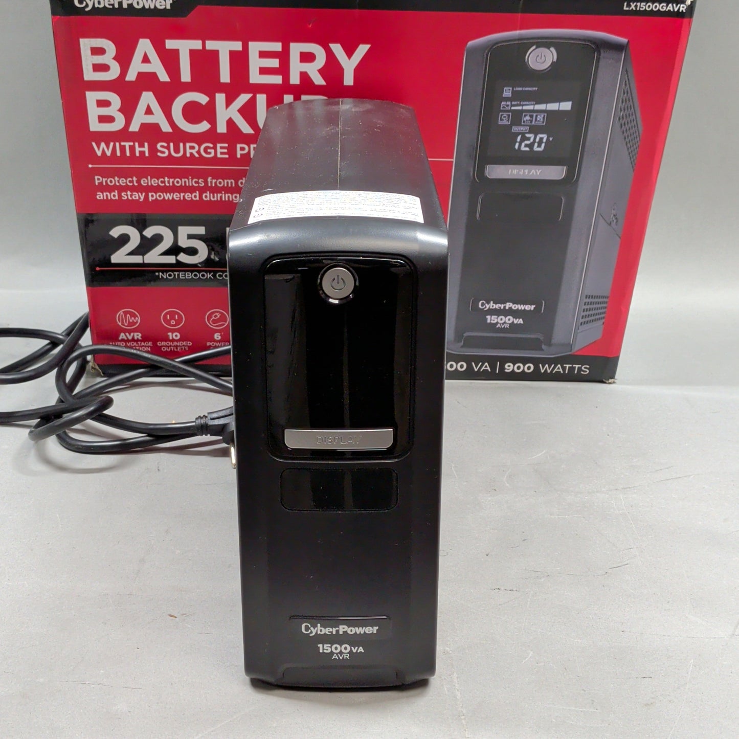 CyberPower Battery Backup Power Supply LX1500GAVR