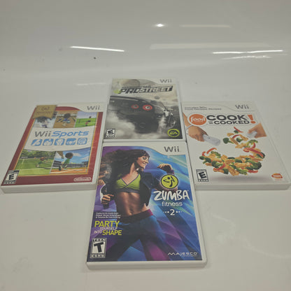 Lot of 4 Nintendo Wii Games