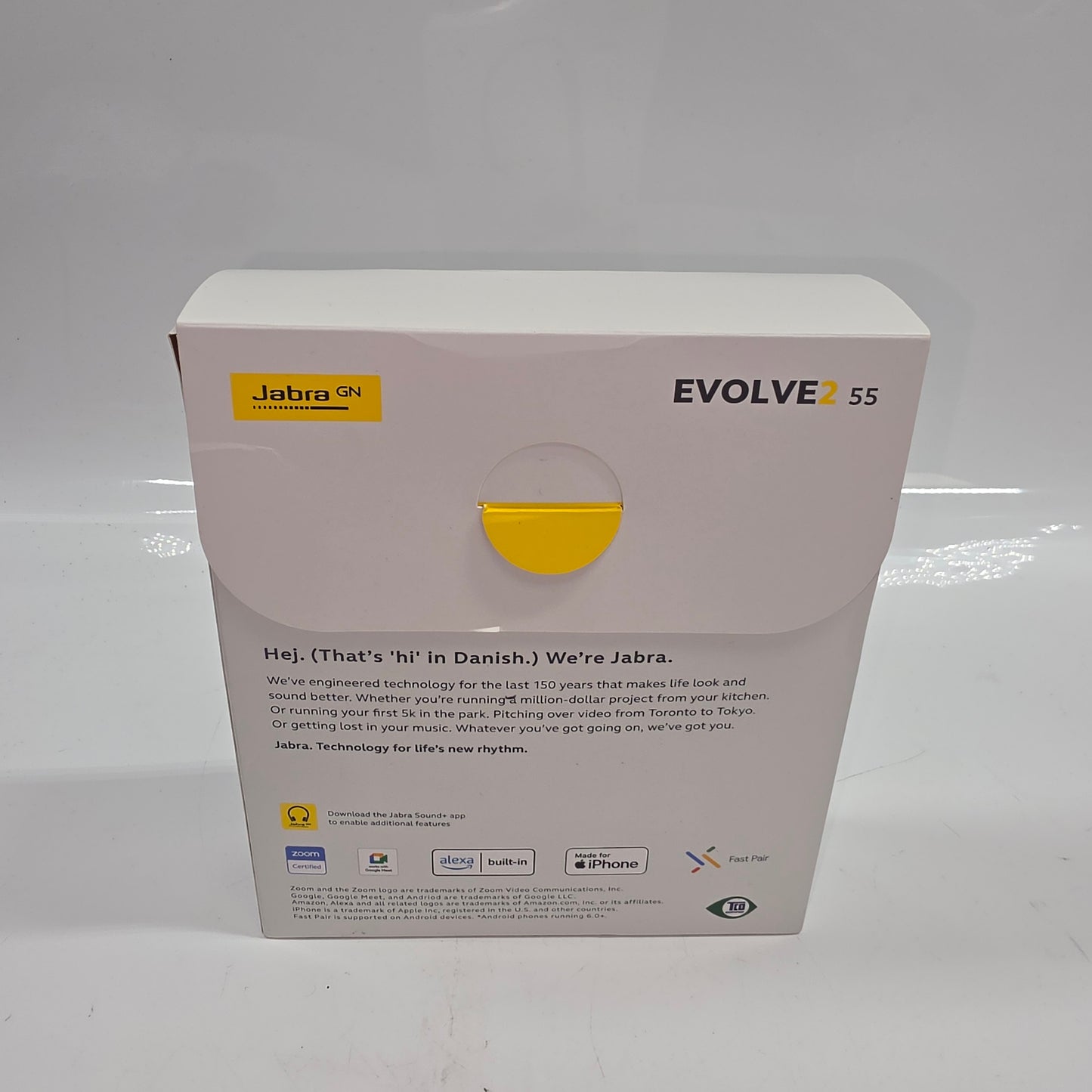 Jabra Evolve 2 55 Wireless Over-Ear Bluetooth Headphones Black HSC170W
