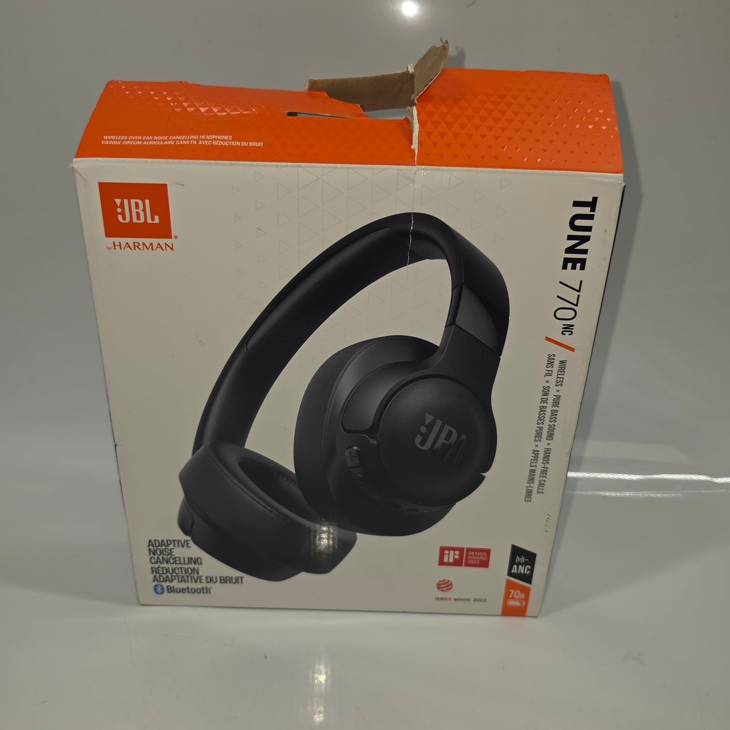 JBL JBuds Lux Active Noise Cancellation Headphones  Black