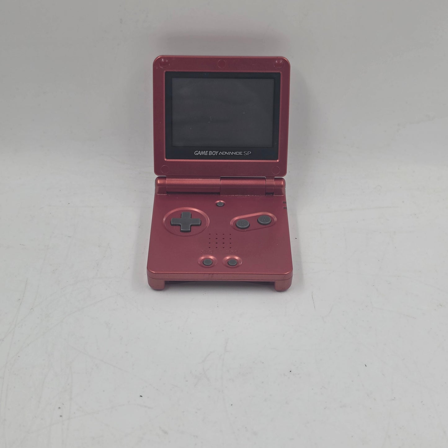 Nintendo Game Boy Advance SP Handheld Game Console Only AGS-001 Flame Red
