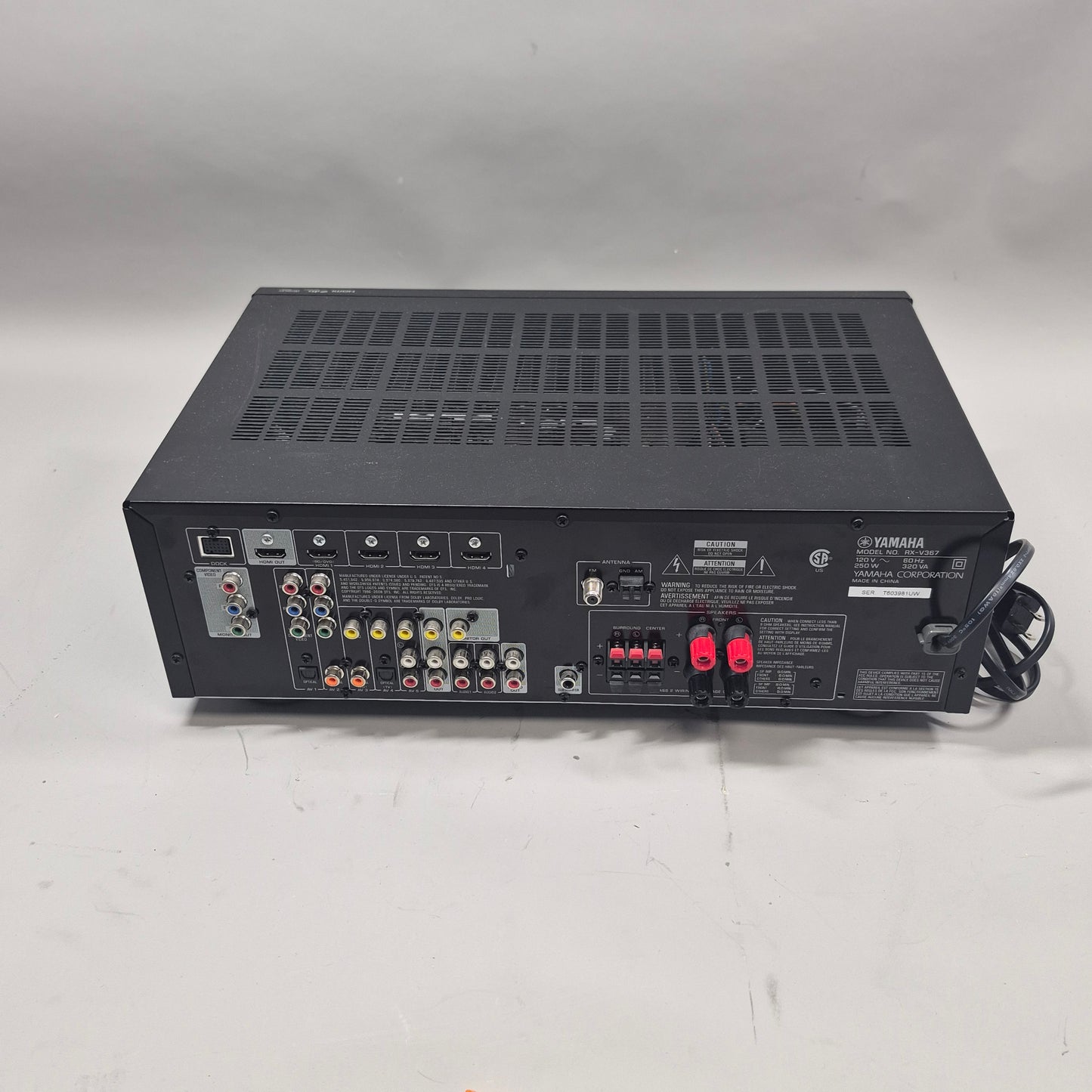 Yamaha RX-V367 Natural Sound Receiver