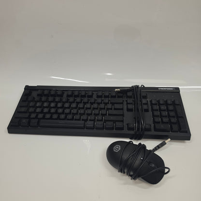CyberPowerPC NOHI 02 Wired Keyboard Mouse Combo Black