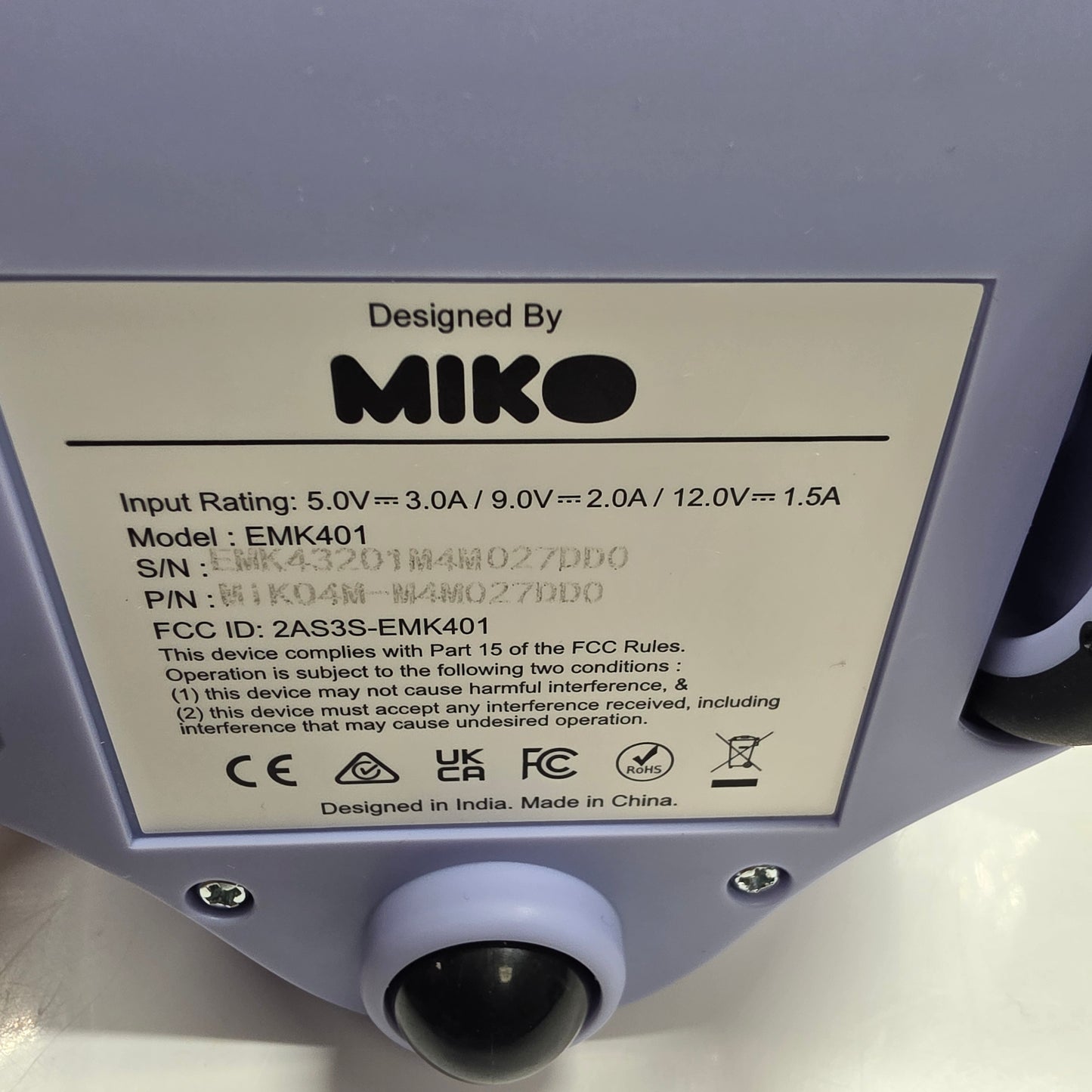 Miko EMK401 Mini Robot