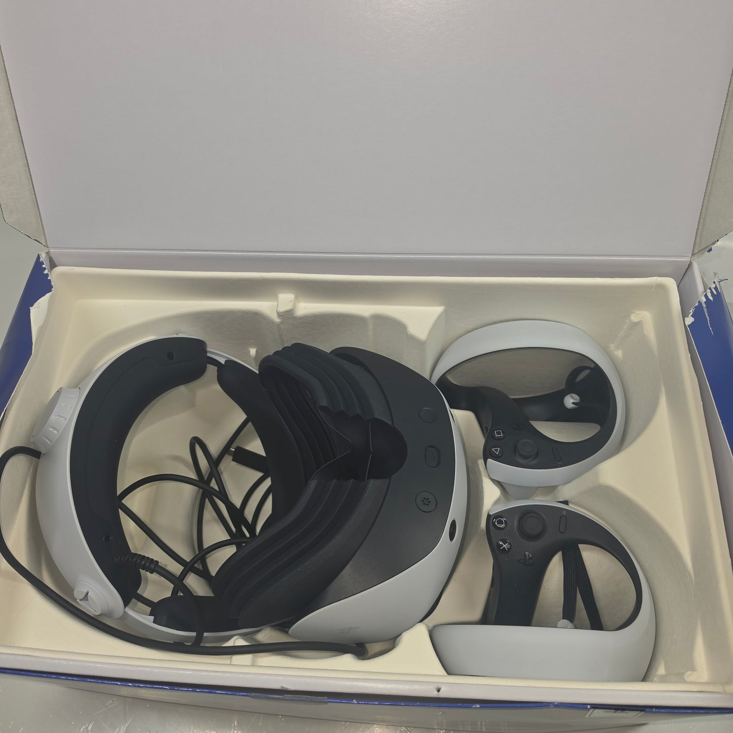Sony PlayStation VR Virtual Reality VR2 Headset White CFI-ZVR1