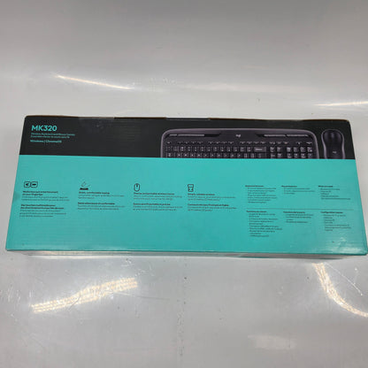 New Logitech MK320 Wireless Keyboard Black